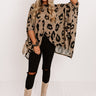 A Chic Peak Leopard Shift Tunic In Mocha Image - 1