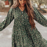 Casual Outing Shift Dress In Olive Image - 1