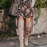 Canyons Over The Knee Faux Suede Boot in Taupe Image - 1