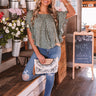 Proud Of You Floral Shift Top In Pear Image - 1
