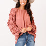 Sleek Socialite Shift Top in Blush Image - 1
