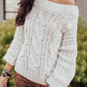 Sweeter In A Cable Knit Sweater Image - 1