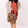 Chic Arrival Shift Dress In Rustic Rose Curves Image - 1