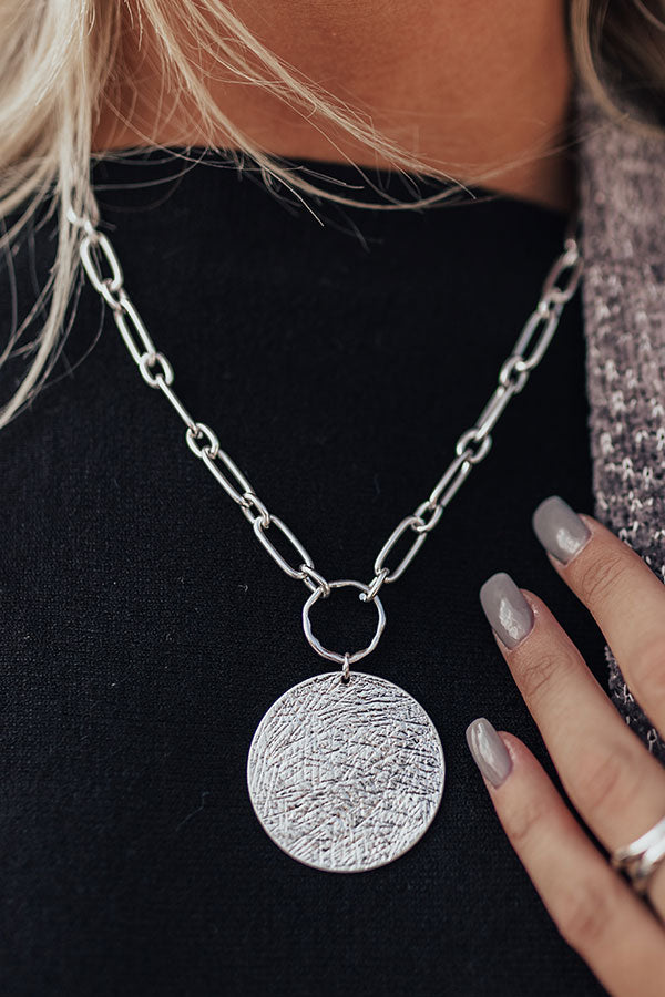 Circle Of Trust Necklace In Silver