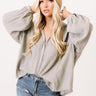 Mind Over Martinis Shift Top in Light Sage Image - 1