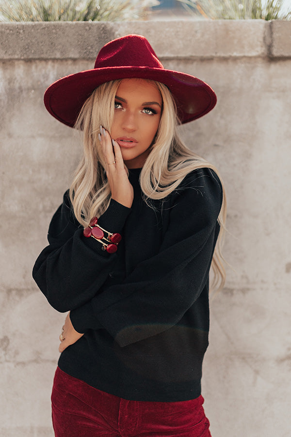 Foggy Nights Sweater in Black Image - 2