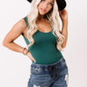 Basic Instincts Seamless Tank In Hunter Green Image - 1