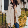 Cozy Connection Knit Cardigan in Iced Latte Image - 1