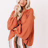 Mind Over Martinis Shift Top in Rust Image - 1