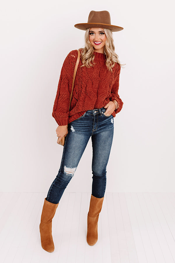 Recipe For Cuddles Cable Knit Sweater Image - 1