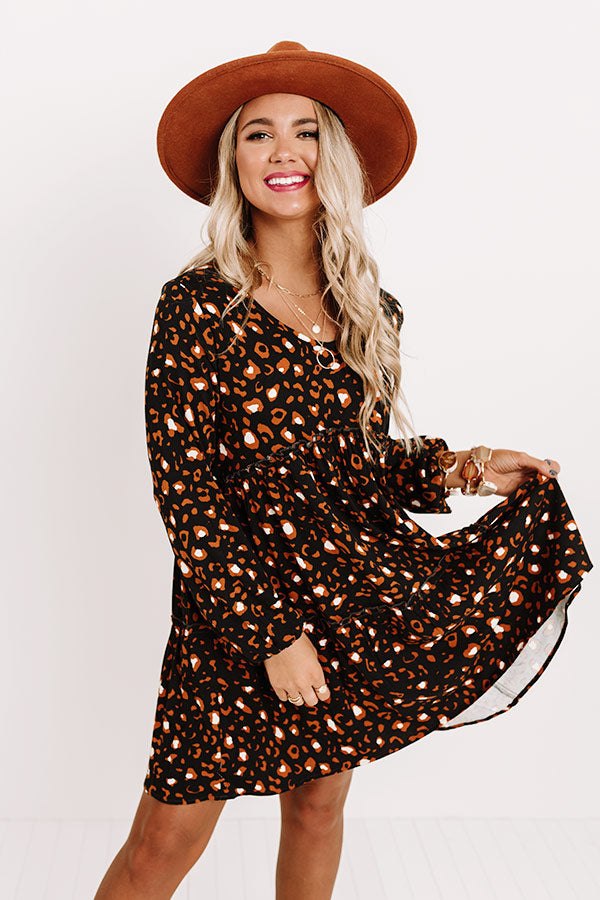 Sounds Like Serendipity Babydoll Dress In Black Image - 3