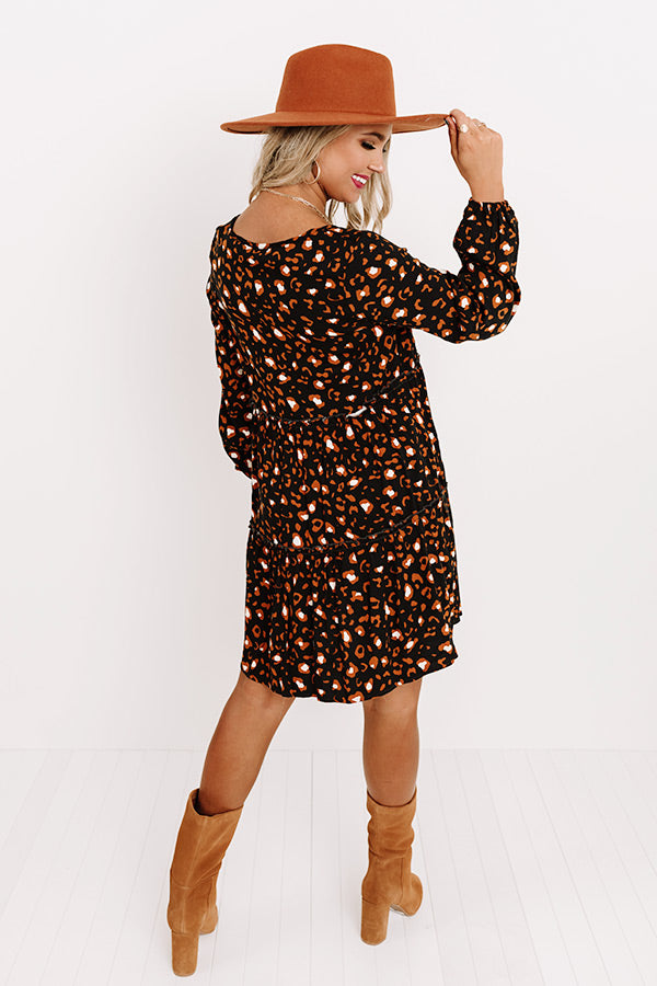 Sounds Like Serendipity Babydoll Dress In Black Image - 4