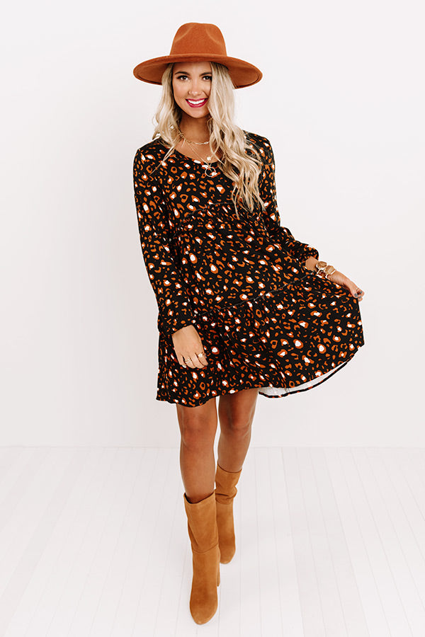 Sounds Like Serendipity Babydoll Dress In Black Image - 2