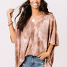Seconds Until Sundown Tie Dye Shift Top Image - 1