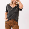 Posh Spot Shift Tee In Black Image - 1