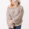 Cozy Essence Chenille Sweater    Curves Image - 1