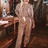 Movie Night In Leopard Joggers Image - 1