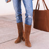 Keep Up Suede Boot in Brown Image - 1