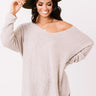 Beyond Today Shift Sweater In Birch Image - 1