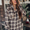 Road Trip Together Plaid Button Up In Navy Image - 1