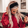 Wrapped In Velvet Headband In Black Image - 1