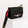 Golden Era Faux Leather Crossbody In Black Image - 1