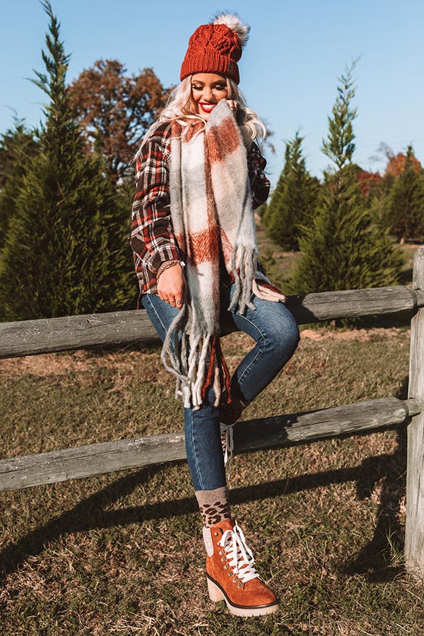 Next Chapter Plaid Scarf Image - 2