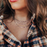 Dulce De Darling Layered Necklace in Silver Image - 1