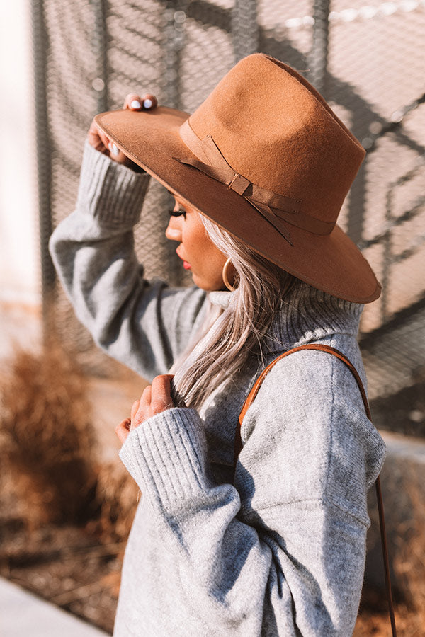West Is Best Wool Fedora in Camel