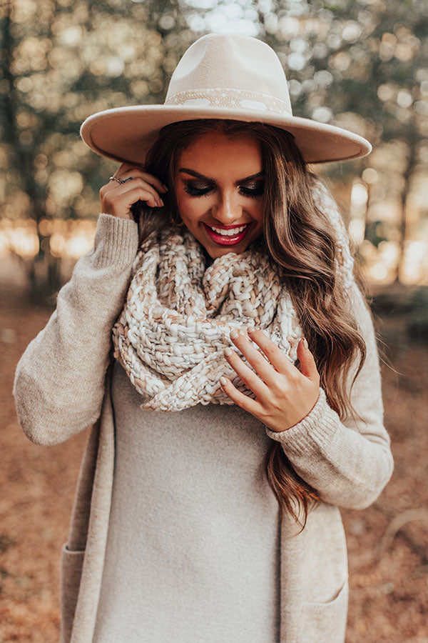 Closer To Cuddles Infinity Knit Scarf Image - 1