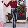 The Bellini High Waist Coated Skinny Image - 1