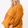 Honor And Love Shift Top In Mustard   Curves Image - 1