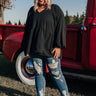 Honor And Love Shift Top In Black   Curves Image - 1