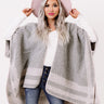 Distance To Denver Poncho In Grey Image - 1