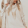 Ticket To Cozy Waffle Knit Tunic In Iced Latte Image - 1