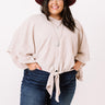 Dulce De Darling Tie Top  Curves Image - 1