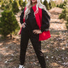 Cozy Aesthetic Joggers in Black Image - 1