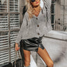 Forevermore Knit Cardigan In Grey Image - 1