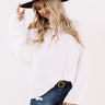 Love At First Frost Knit Sweater in White Image - 1