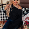 Love At First Frost Knit Sweater in Black Image - 1