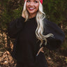 Cozy Aesthetic Sweatshirt in Black Image - 1