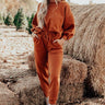 Cozy Aesthetic Sweatshirt in Pumpkin Image - 1