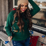 Holly Jolly Waffle Knit Sweater Image - 1