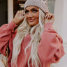 Flurries In France Faux Fur Pom Beanie in Taupe Image - 1