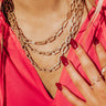 Amore Chain Link Layered Necklace Image - 1
