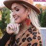 Pretty Plaza Earrings In Rust Image - 1