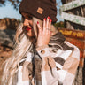 Matcha Latte Beanie In Chestnut Image - 1