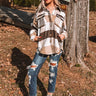 Cozy Essence Plaid Jacket Image - 1