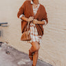 First Kiss At Sunset Cardigan In Cinnamon Image - 1