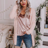 Snowfall Kisses Cardigan In Pink Image - 1